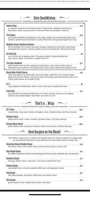 Valerie’s Downtown menu 1